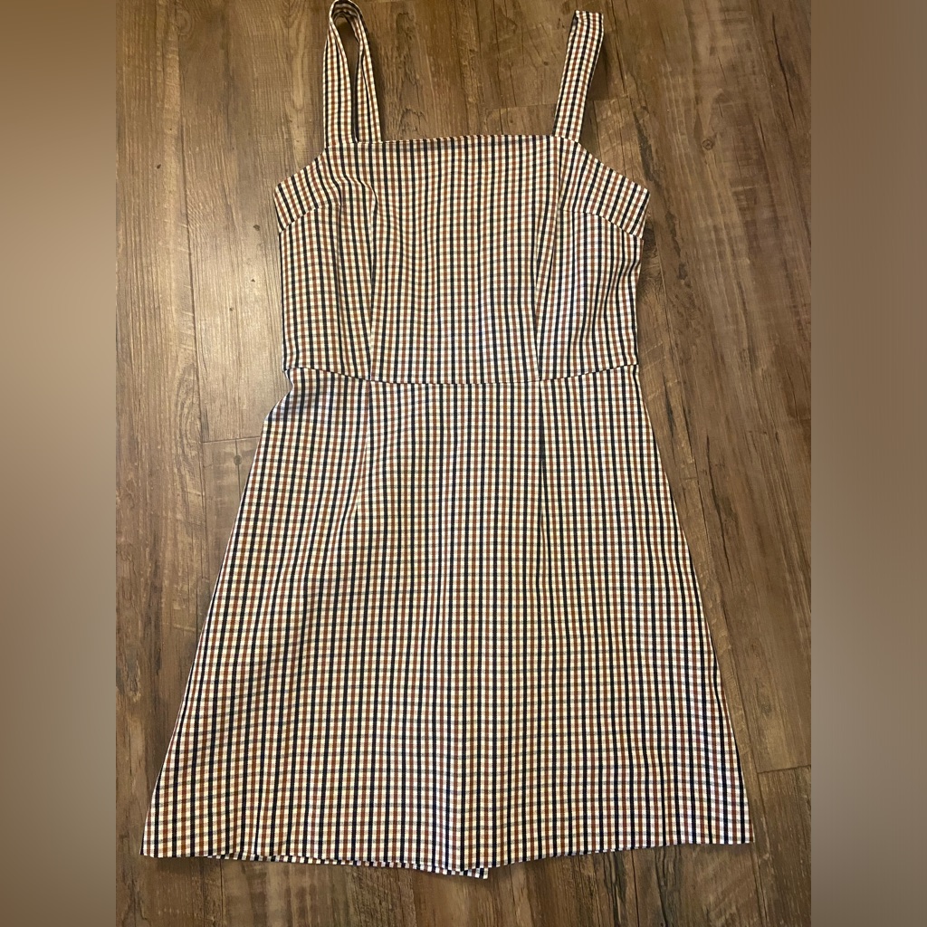 Plaid Dress With Pockets